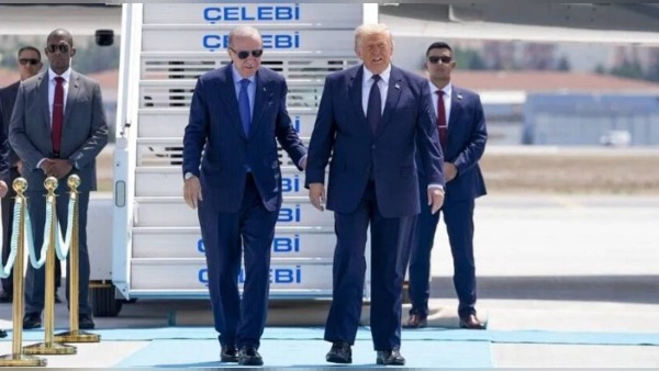 Erdoğan, Ankara Havalimanı’nda Trump’ı karşıladı: 15:00 görüşme